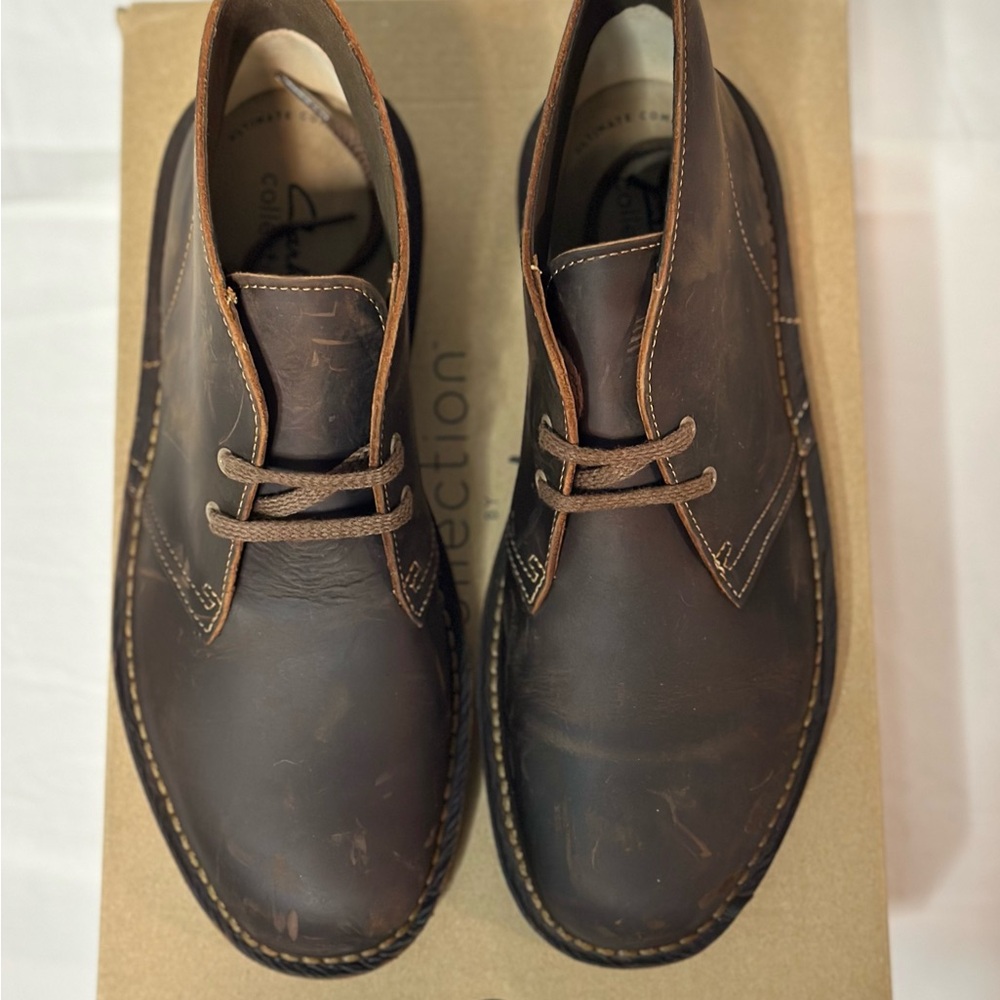 Clarks Men’s leather shoes - Picture 3 of 7